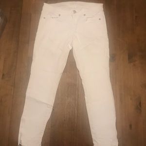 Loft White Skinny Jeans